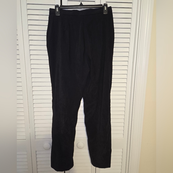 Sag Harbor Petite Vintage Women's 8P Faux Suede Pants - Picture 4 of 6